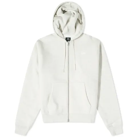 Basic Waffle Zip Hoodie