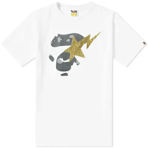 Colour Ape Face On Bapesta T-Shirt