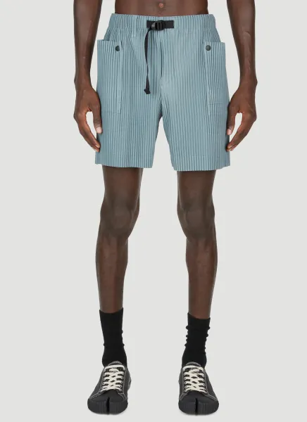 Pleated Shorts