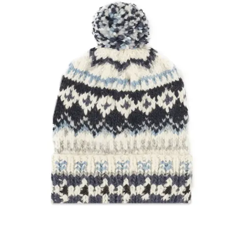 Double Cuff Fair Isle Beanie