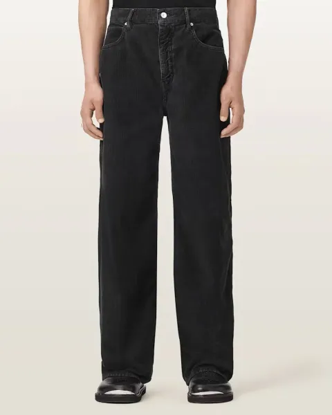 Lenny Loose Fit Wide Leg Corduroy Jeans