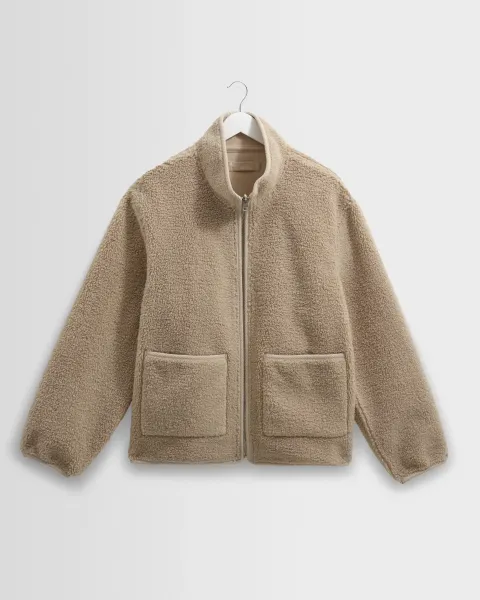 Killick - Natural Reversible Corduroy Borg Jacket