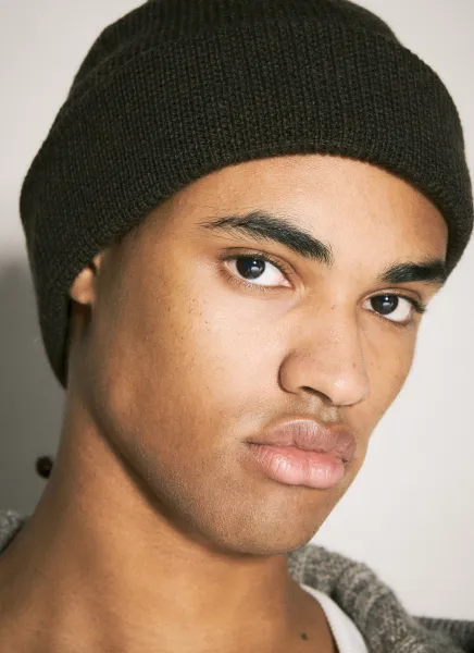 Wool Knit Beanie Hat