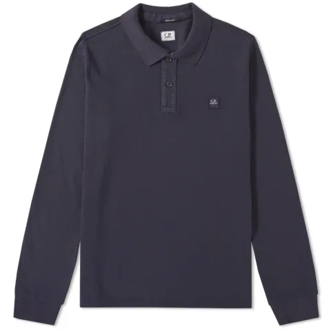 Long Sleeve Patch Logo Polo