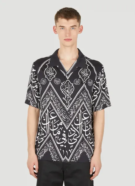 Graphic Print Bowling Shirt