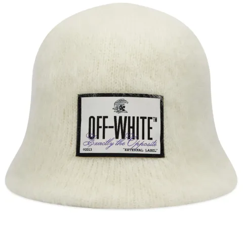 Label Mohair Bucket Hat