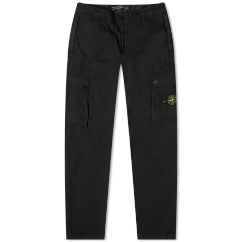 Brushed Cotton Canvas Cargo Pants