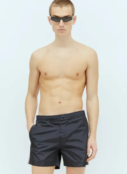 Logo Patch Swim Shorts