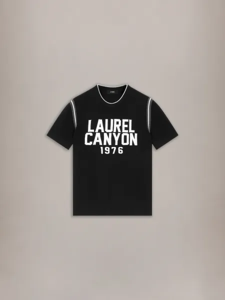 LAUREL CANYON SKATER TEE - Black
