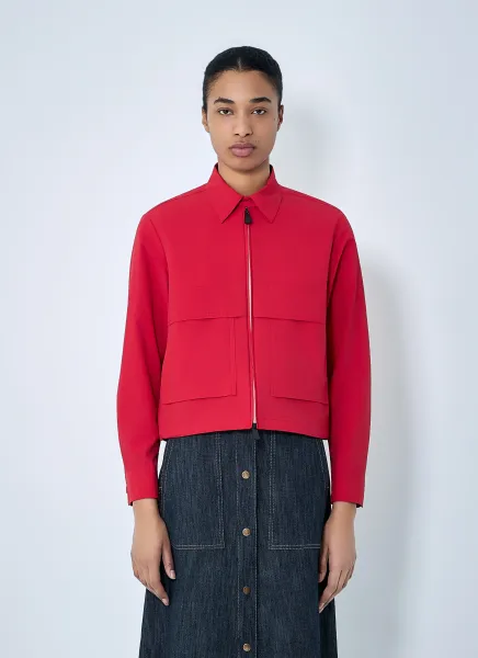 Zip-Up Cotton Jacket