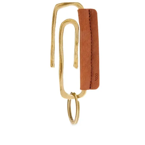 Big Clip Brass Keyring