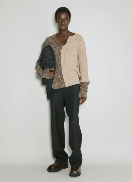 Panel Knit Sweater