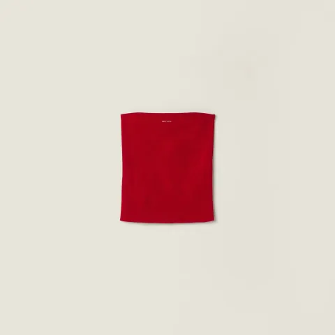 Cotton knit tube top