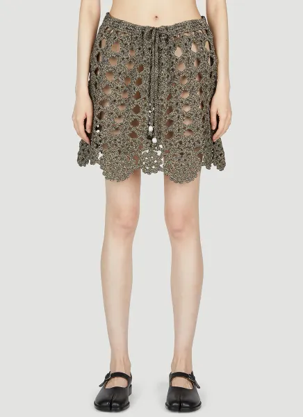 Crochet Mini Skirt