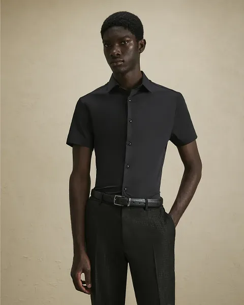 River Island Muscle Fit Short Sleeve Shirt