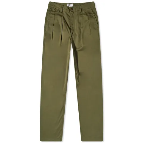 Twill Double Pleat Pant