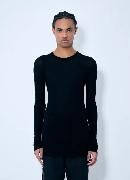 Rib Long Sleeve T-Shirt