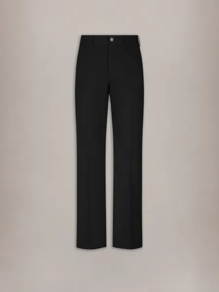 SLIM BOOT CUT PANT - Black