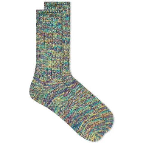 5 Colour Mix Crew Sock