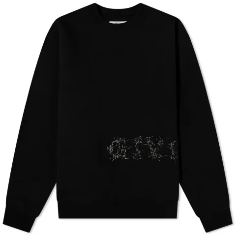 Logo Barbed Wire Crew Sweat