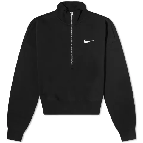 Nike Phoenix Fleece Quarter Zip Crop