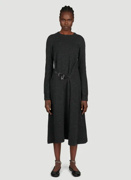 Padlock Strap Tie Dress