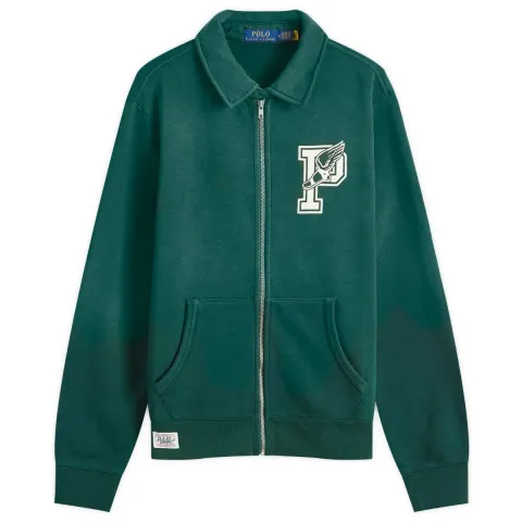 College Logo Sweat Jacket