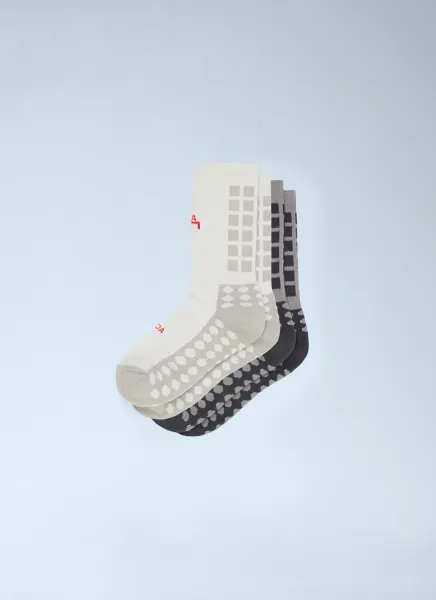Set Of Two Logo Jacquard Socks