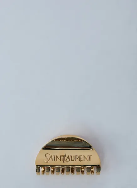 Logo Engraved Hair Clip