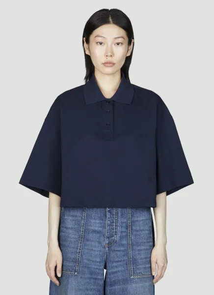 Cropped Polo Shirt