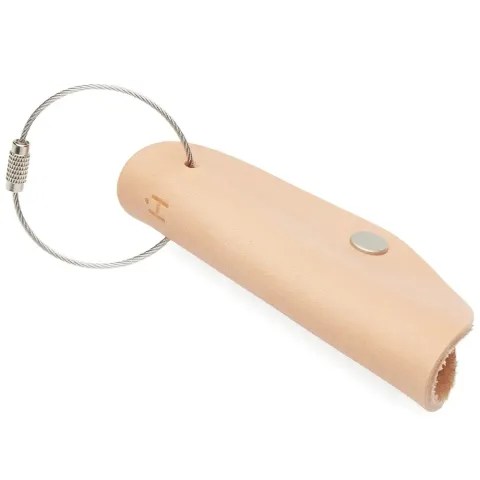 Leather Circle Key Ring