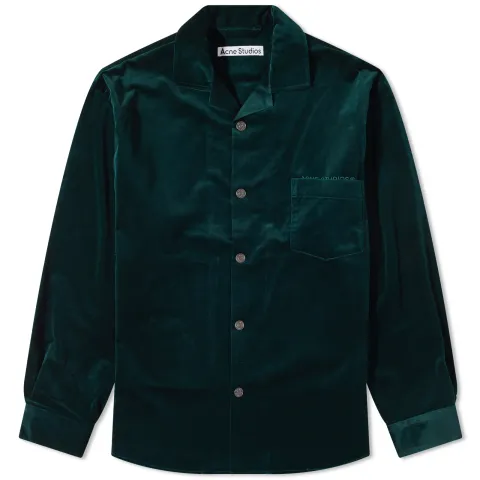 Osandimper Velvet Shirt Jacket
