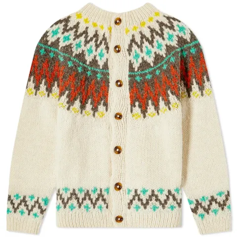 Hand Nordic Fairisle Cardigan