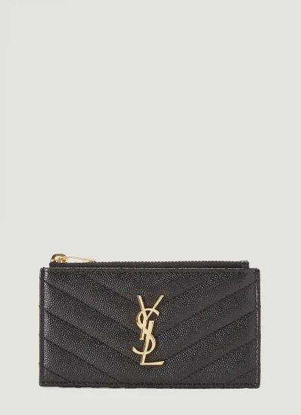 Logo-Plaque Grain De Poudre Wallet