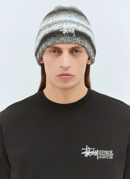 Cuff Basic Striped Beanie Hat