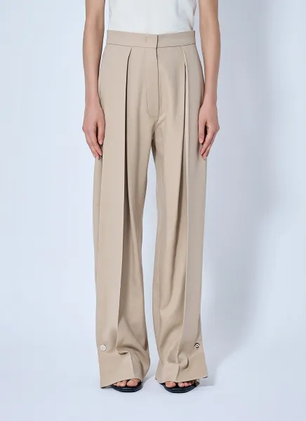 Sportmax Wide-Leg Pleated Trousers