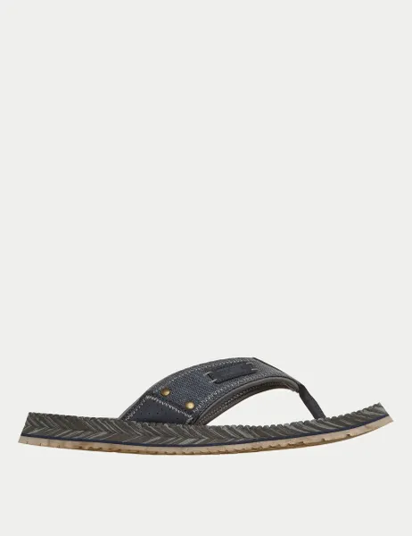 Skechers Quill Flip Flops Navy