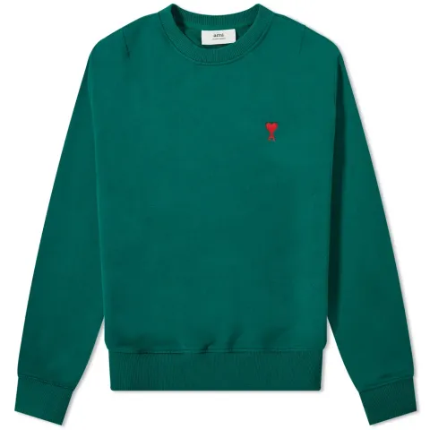 AMI Small A Heart Crew Sweat