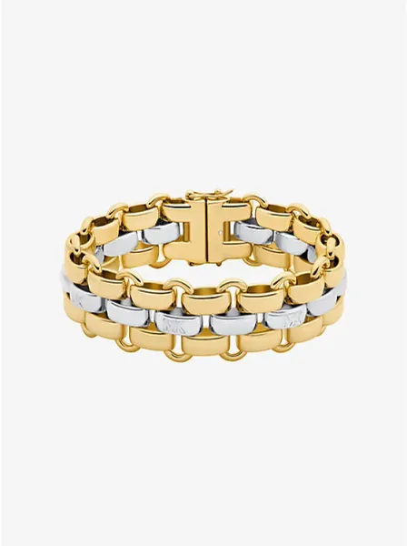 Two-Tone 3-Link Bracelet
