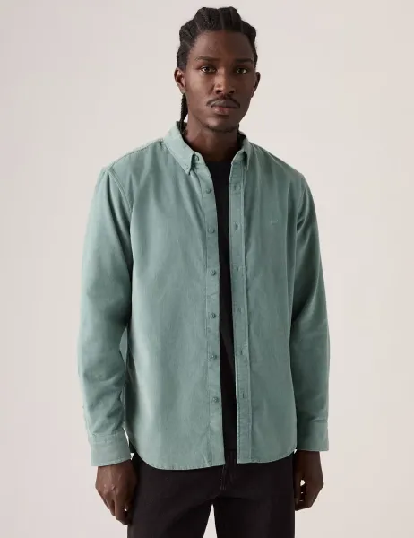 Levi's Levi's Regular Fit Corduroy Shirt Grey