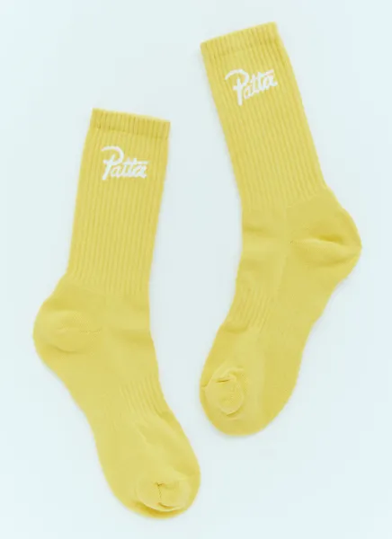 Logo Jacquard Socks