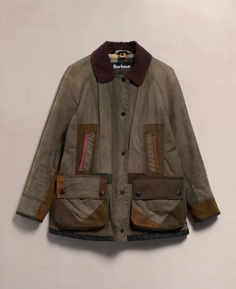 Re-loved Women's Beadnell Waxed Jacket - Size 10