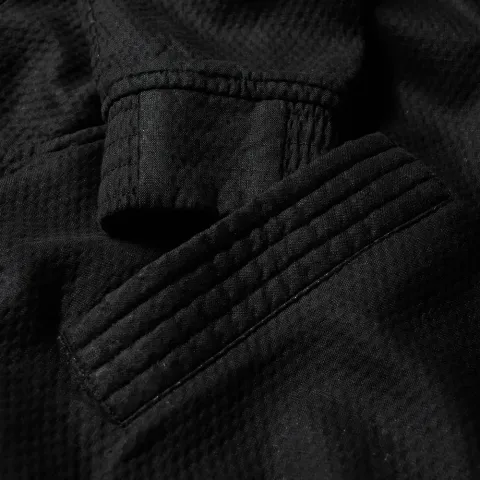 Vented Linen Bomber Jacket