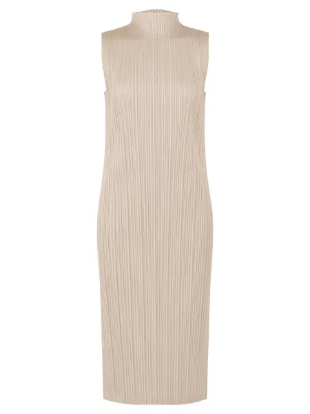 Issey Miyake Pleats Please Tunic Greige