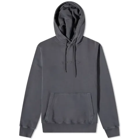 Katakana Embroidered Hoodie