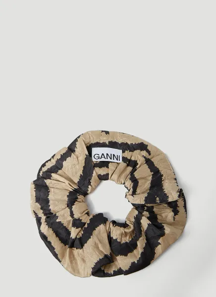 Crinkled Satin Scrunchie