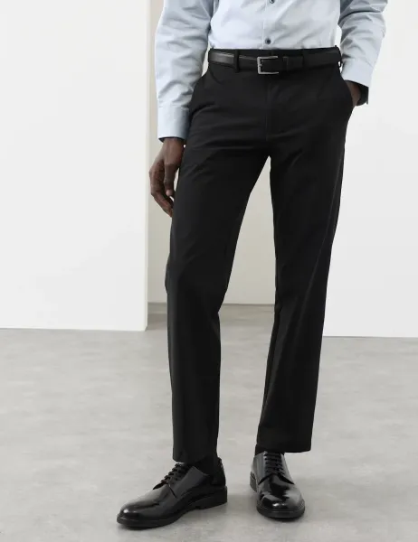Autograph Performance Straight Fit Technical Trousers Black