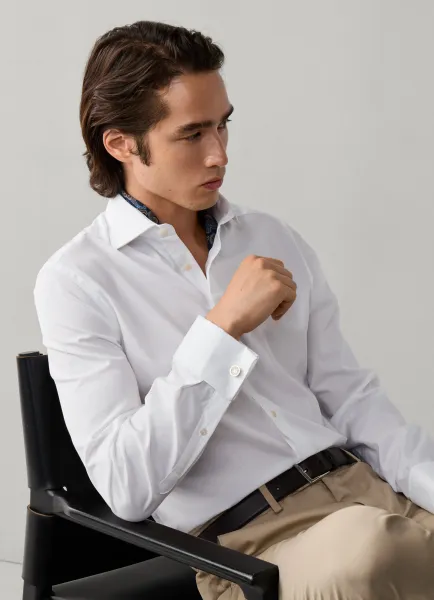 Hackett Tailored Fit Formal Poplin Shirt
