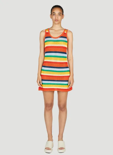 Stripe Knit Mini Dress