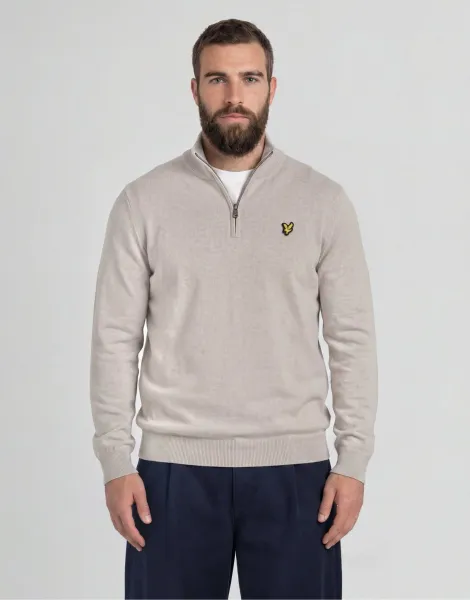Lyle & Scott Cotton Merino 1/4 Zip Jumper